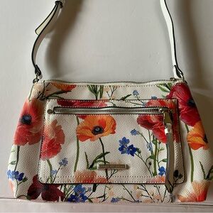 Floral Print Women's Handbag with adjustable strap by Dana Buchman